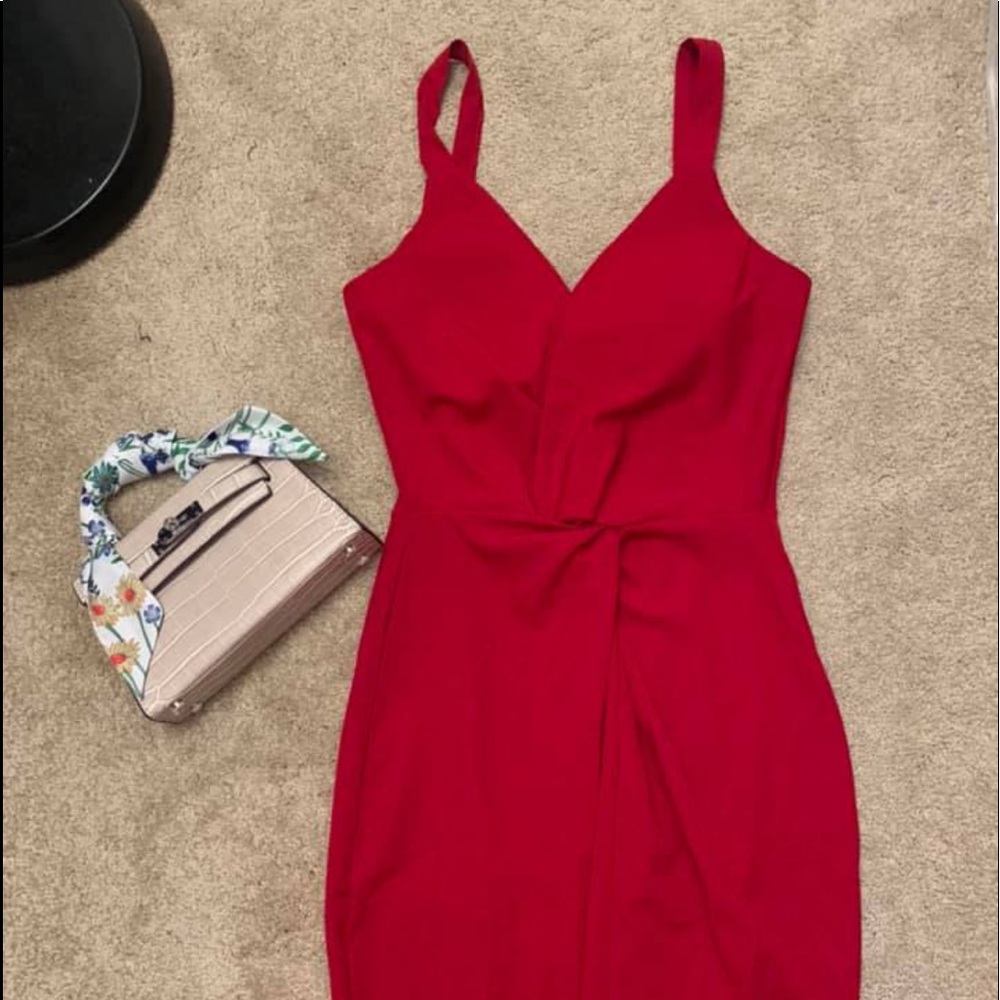 Red sexy dress